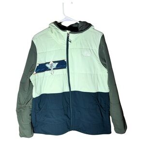 HAND PAINTED North Face Jacket Hoodie | XL